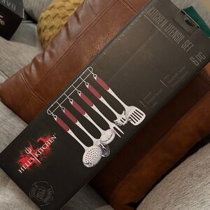 Red Cooking Utensil Set